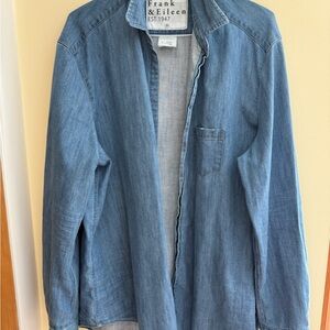 Frank & Eileen Blue Denim Blouse